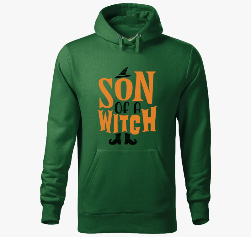 Son of a witch kapucnis pulóver — Üvegzöld