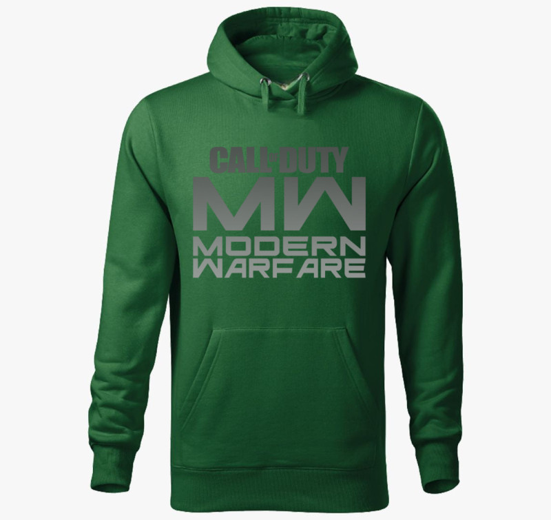 Call of Duty - Modern Warfare kapucnis pulóver — Üvegzöld