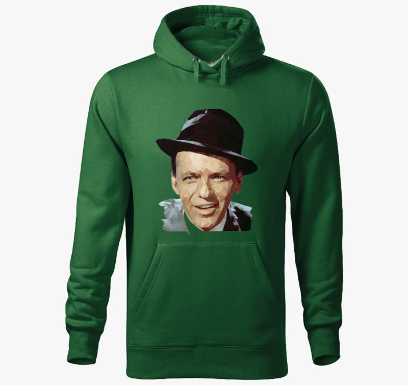 Frank Sinatra kapucnis pulóver — Üvegzöld