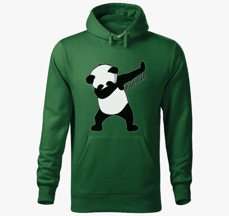 PanDAB kapucnis pulóver — Üvegzöld