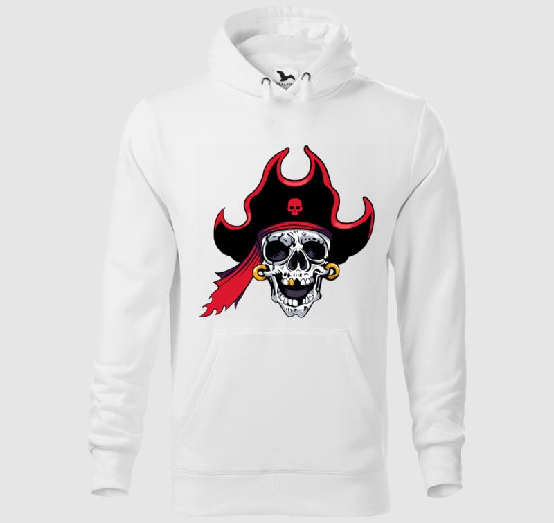 Pirate skull 7  kapucnis pulóver