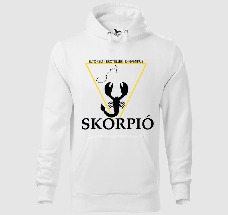 Horoszkóp skorpió  kapucnis pulóver
