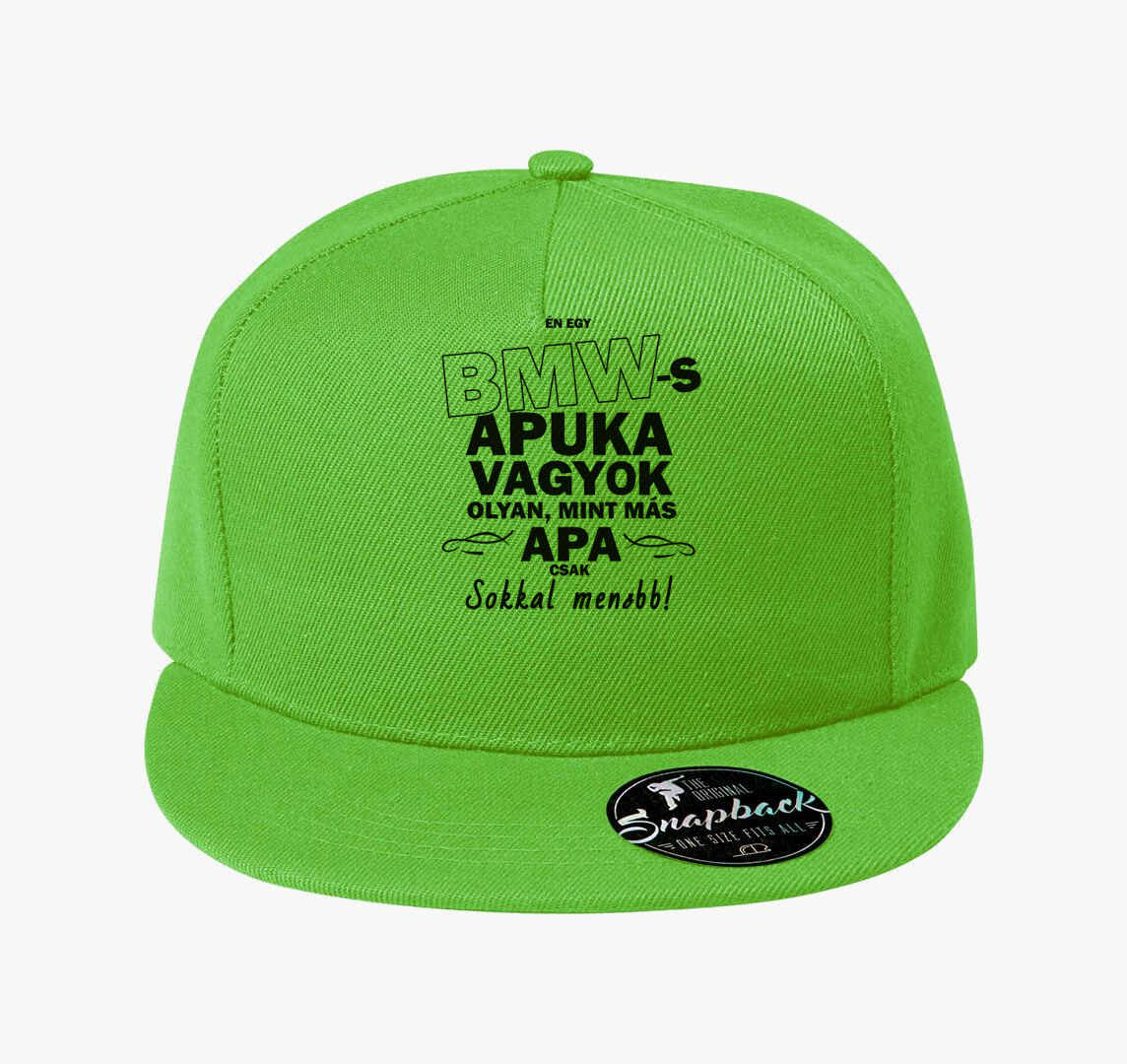 II. BMW-s apuka baseball sapka — Almazöld