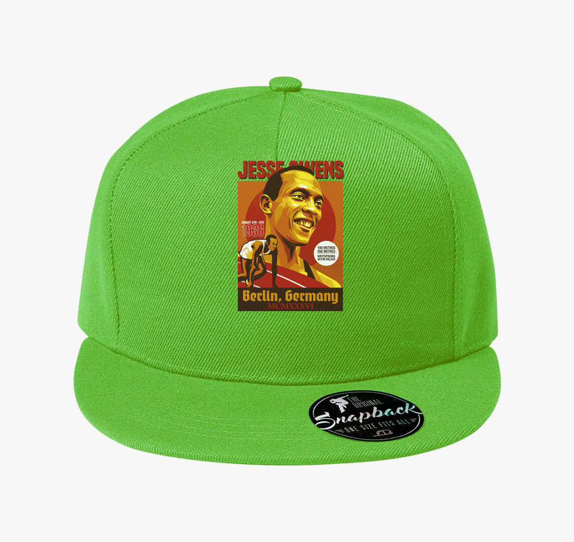 Jesse Owens baseball sapka — Almazöld