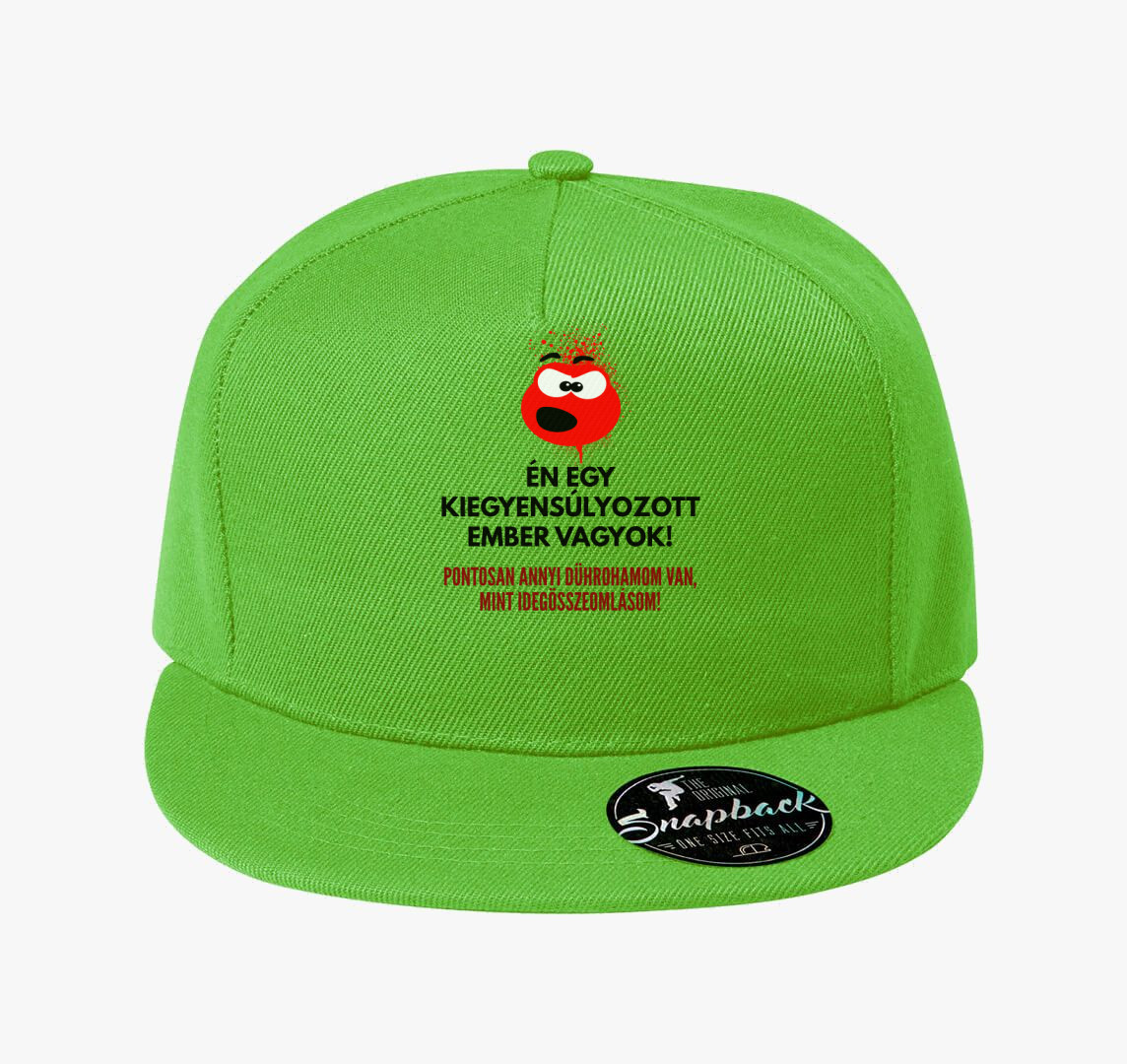 Kiegyensúlyozott baseball sapka — Almazöld