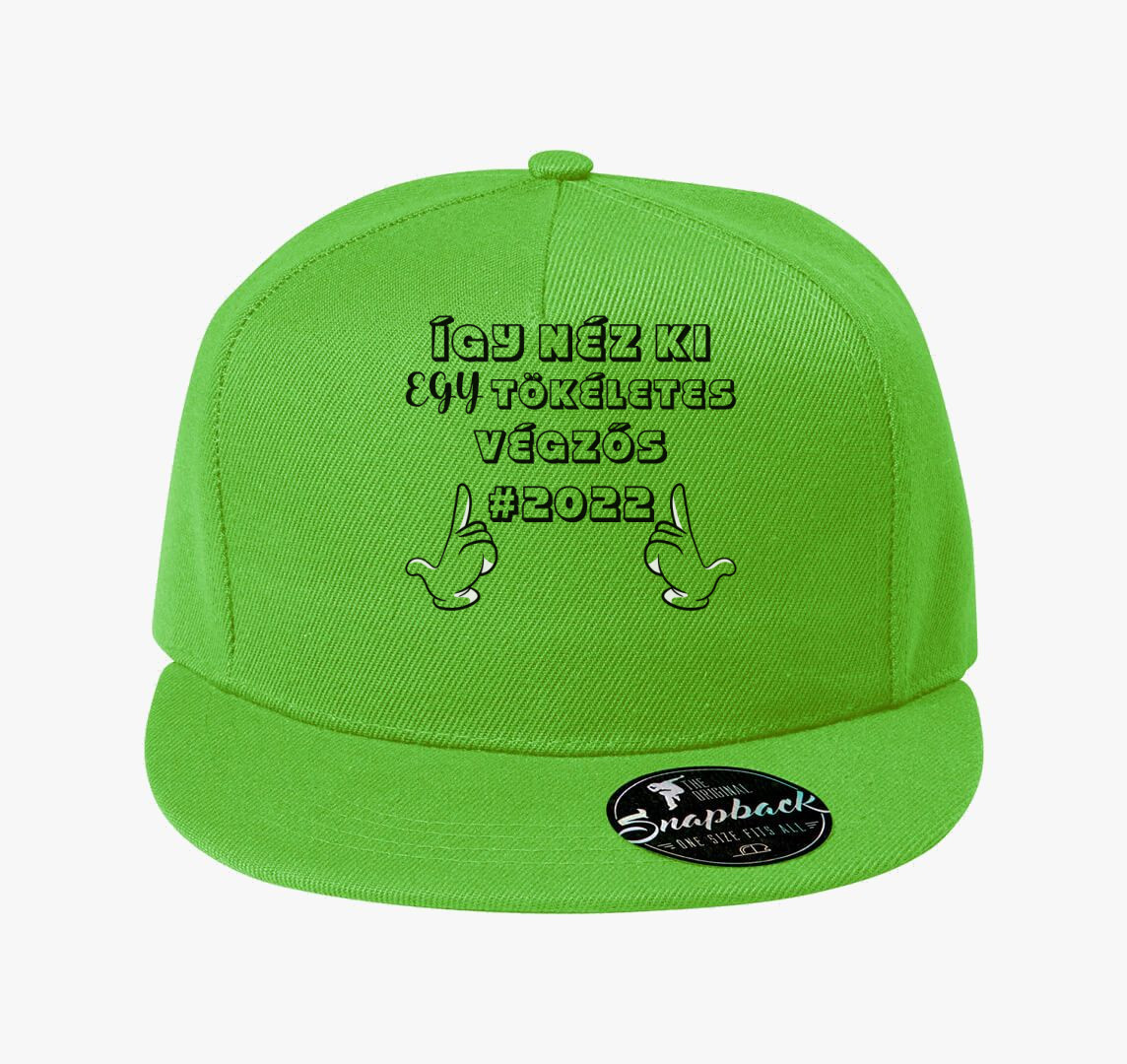 Így néz ki egy tökéletes végzős #2022 baseball sapka — Almazöld