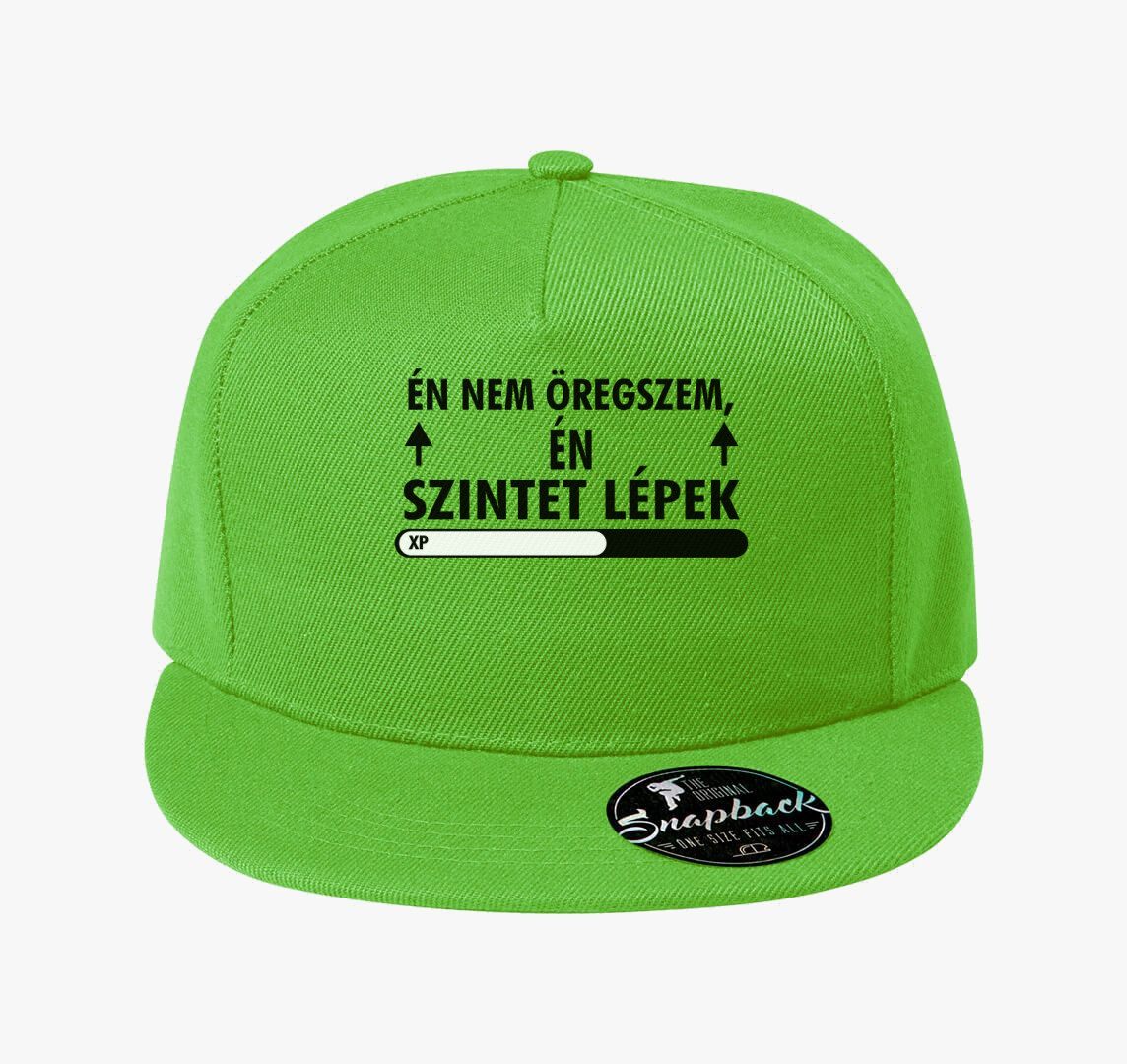 Nem öregszem szintet lépek v2 baseball sapka — Almazöld