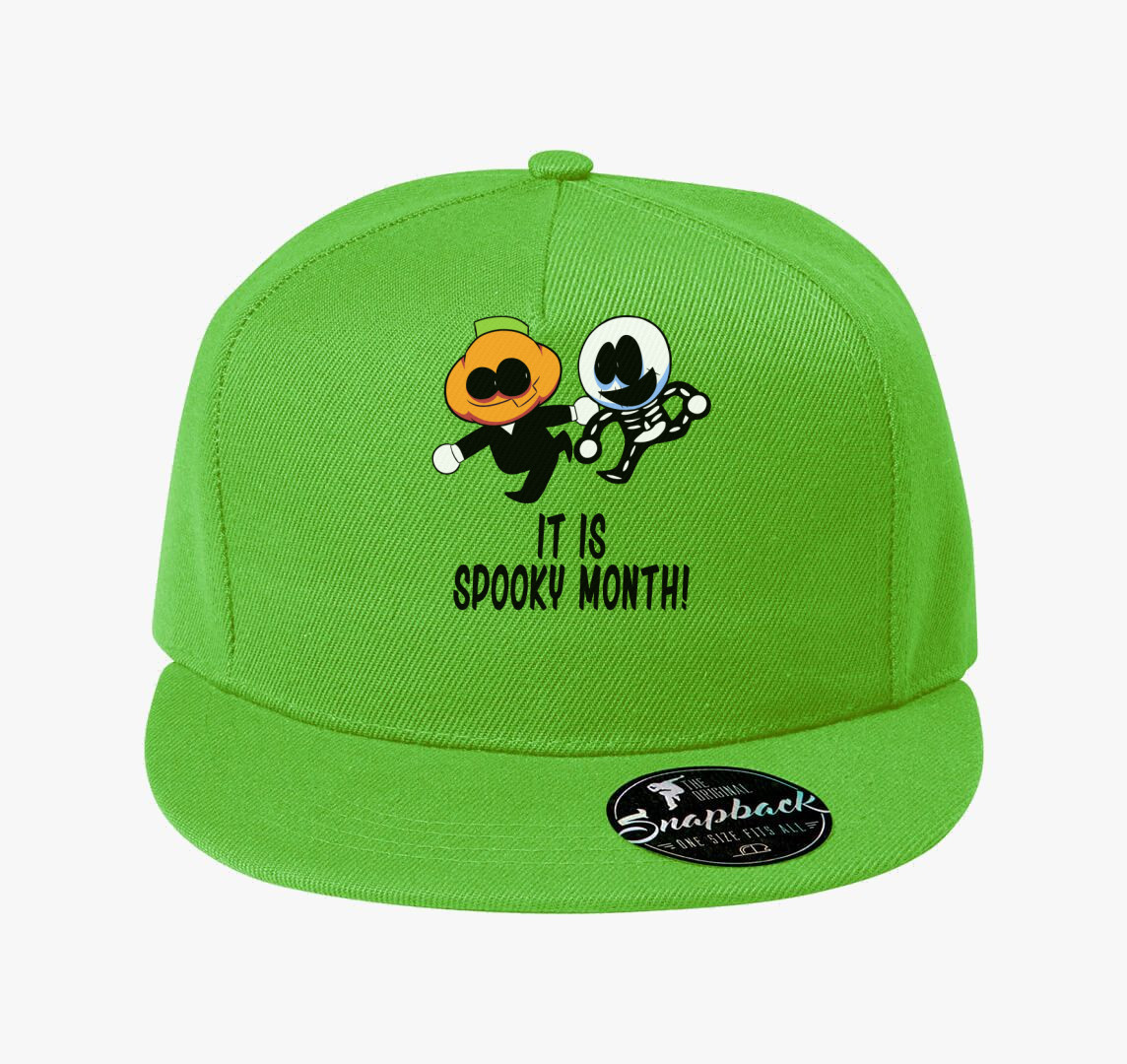 Spooky month halloweeni baseball sapka — Almazöld