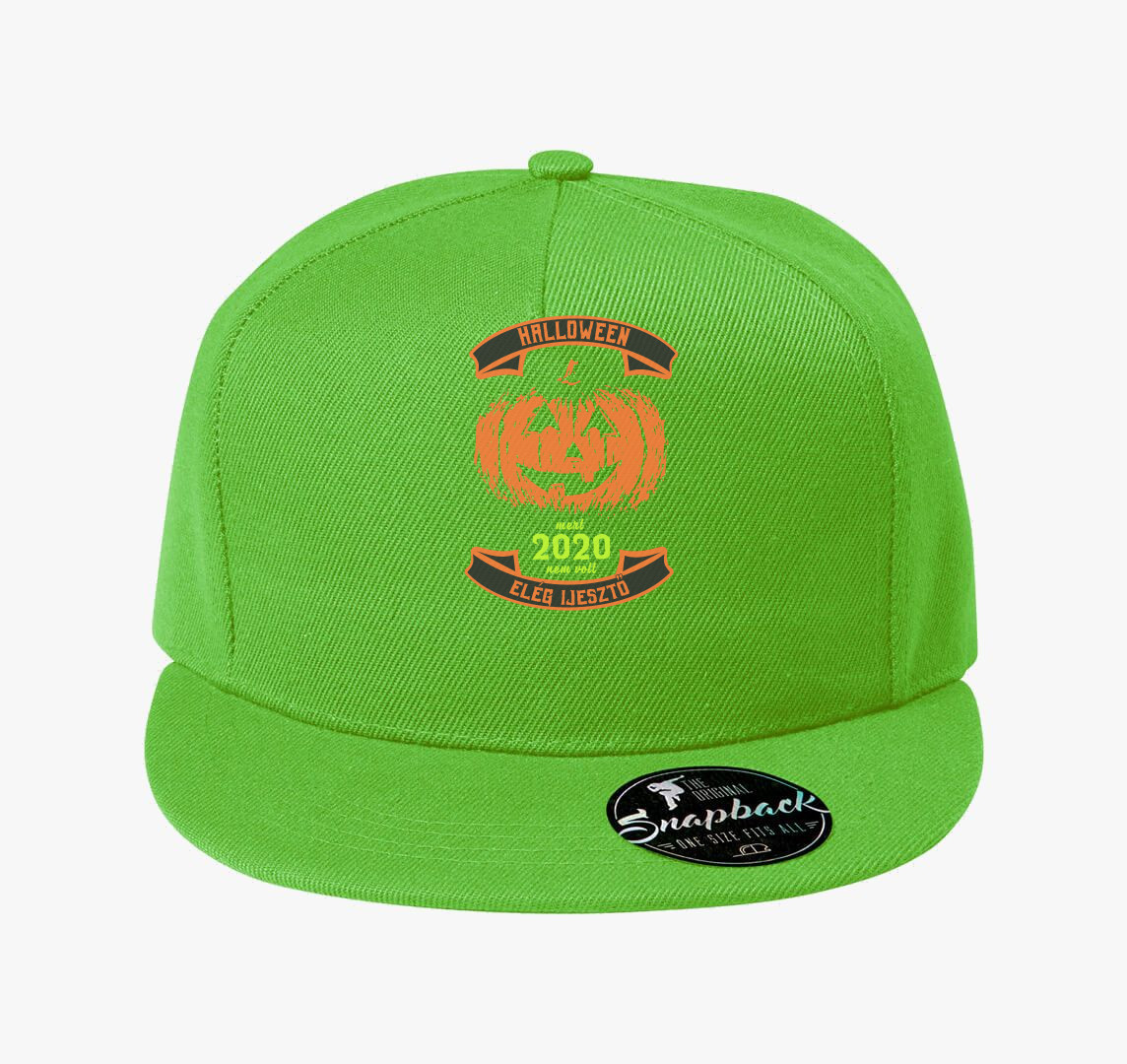 Vészjósló halloweeni tök baseball sapka — Almazöld
