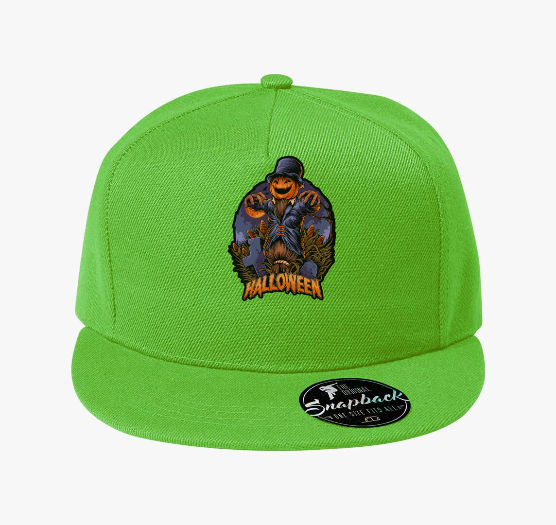 Tökfejes madárijesztő baseball sapka — Almazöld