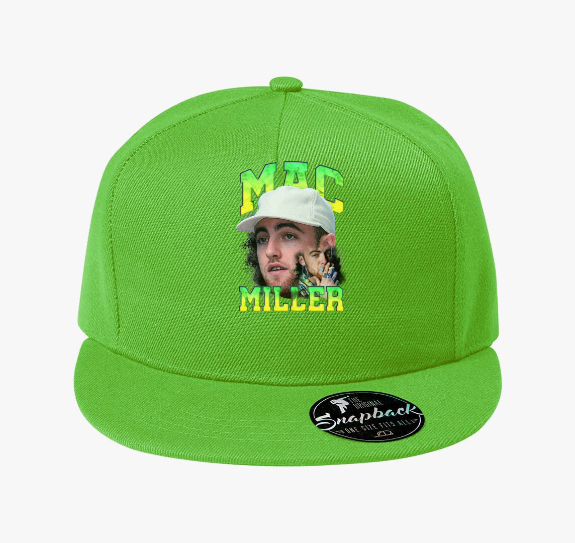 Mac Miller Amerikai Rapper baseball sapka — Almazöld