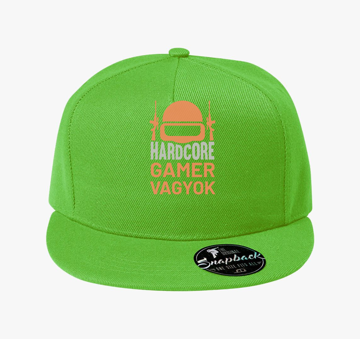 Hardcore gamer vagyok baseball sapka — Almazöld