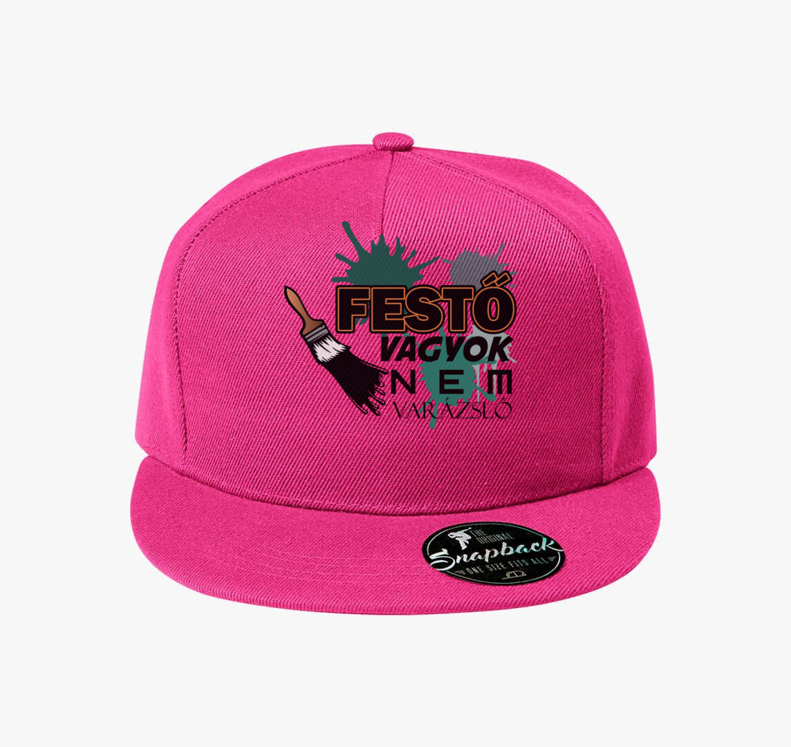 Festő vagyok mintás baseball sapka — Bíborszín