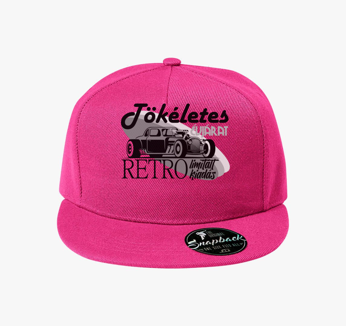 Retro tökéletes évjárat baseball sapka — Bíborszín