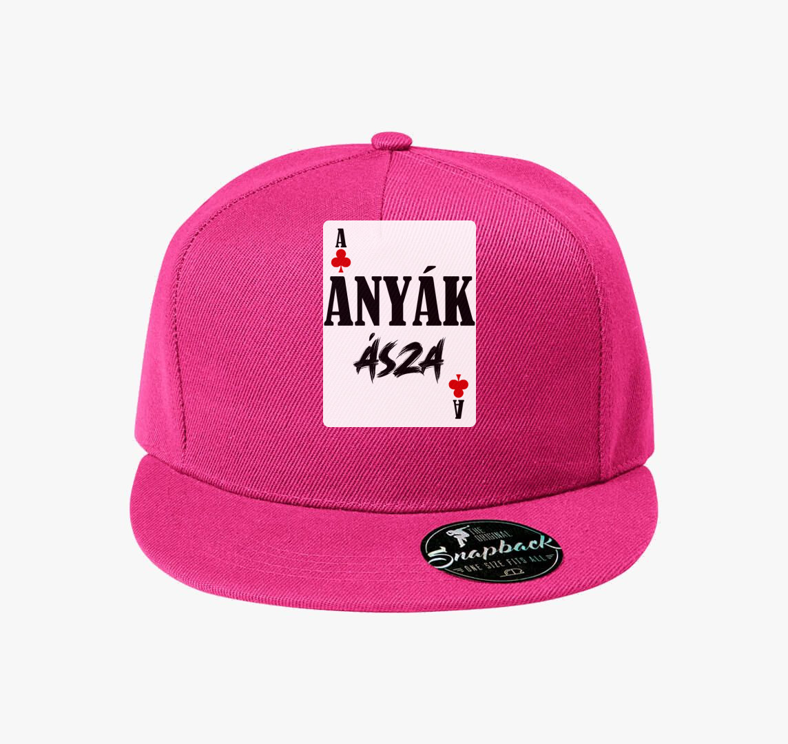 Anyák ásza kártyás baseball sapka — Bíborszín