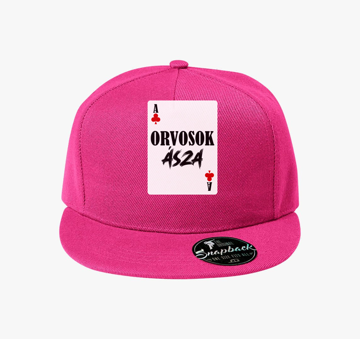 Orvosok ásza kártyás baseball sapka — Bíborszín