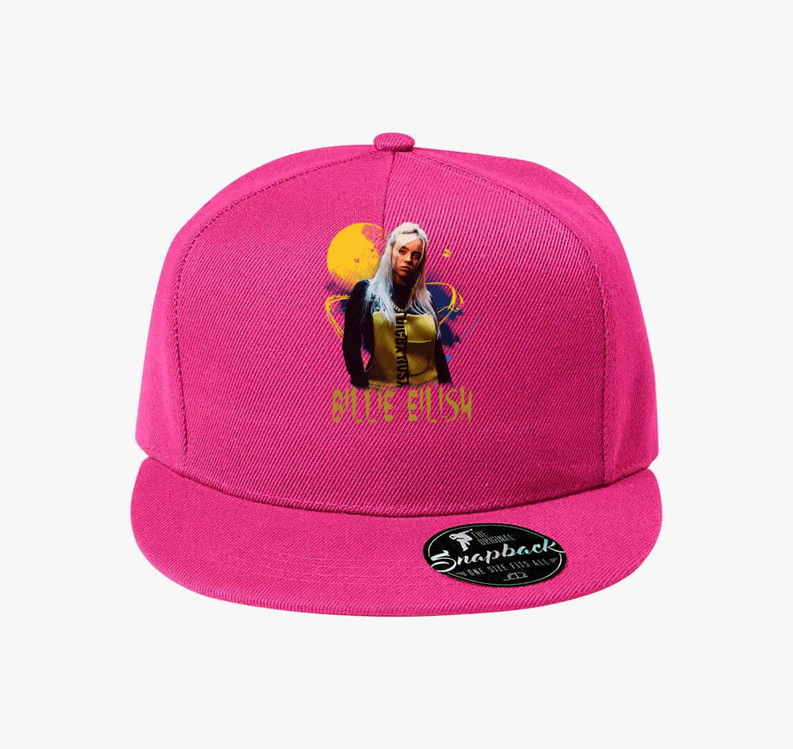Billie Eilish baseball sapka — Bíborszín