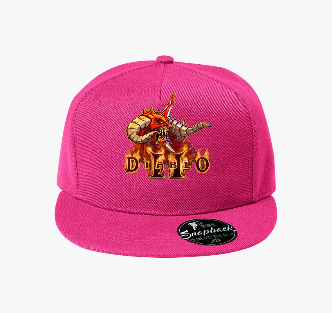 Diablo 2 baseball sapka — Bíborszín