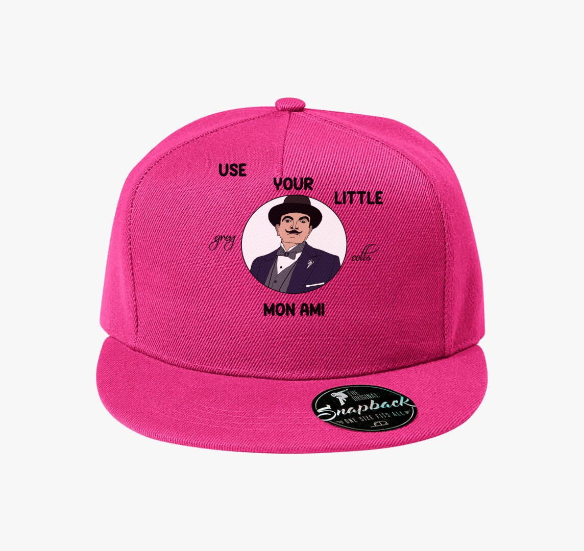 Poirot baseball sapka — Bíborszín