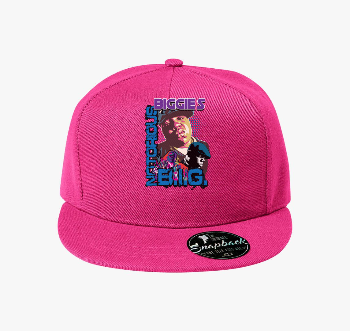Notorious B.I.G rapper baseball sapka — Bíborszín