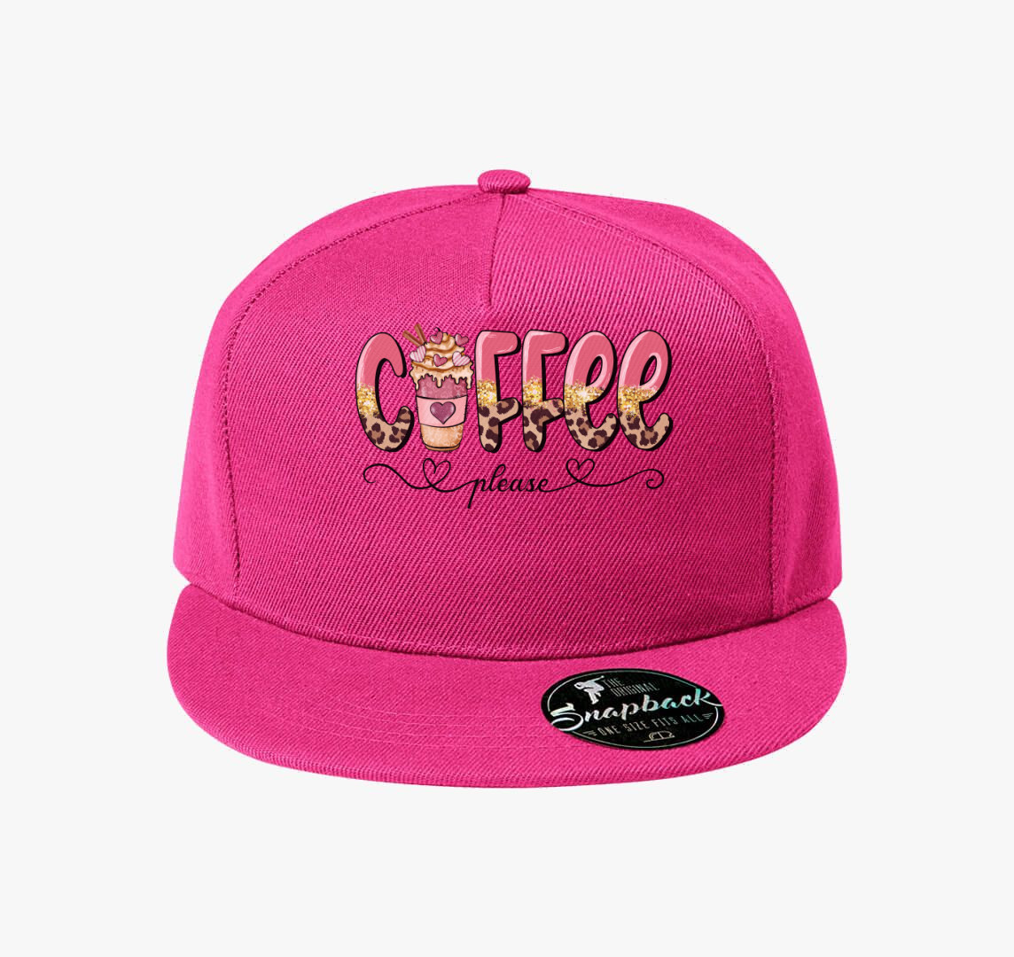 Coffee please baseball sapka — Bíborszín