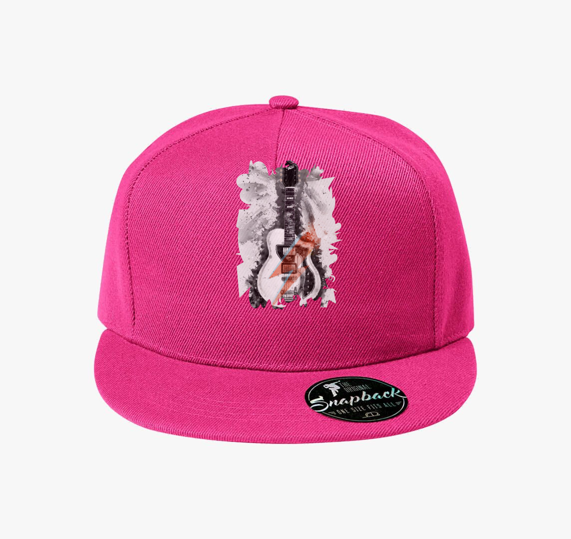 David Bowie gitár baseball sapka — Bíborszín
