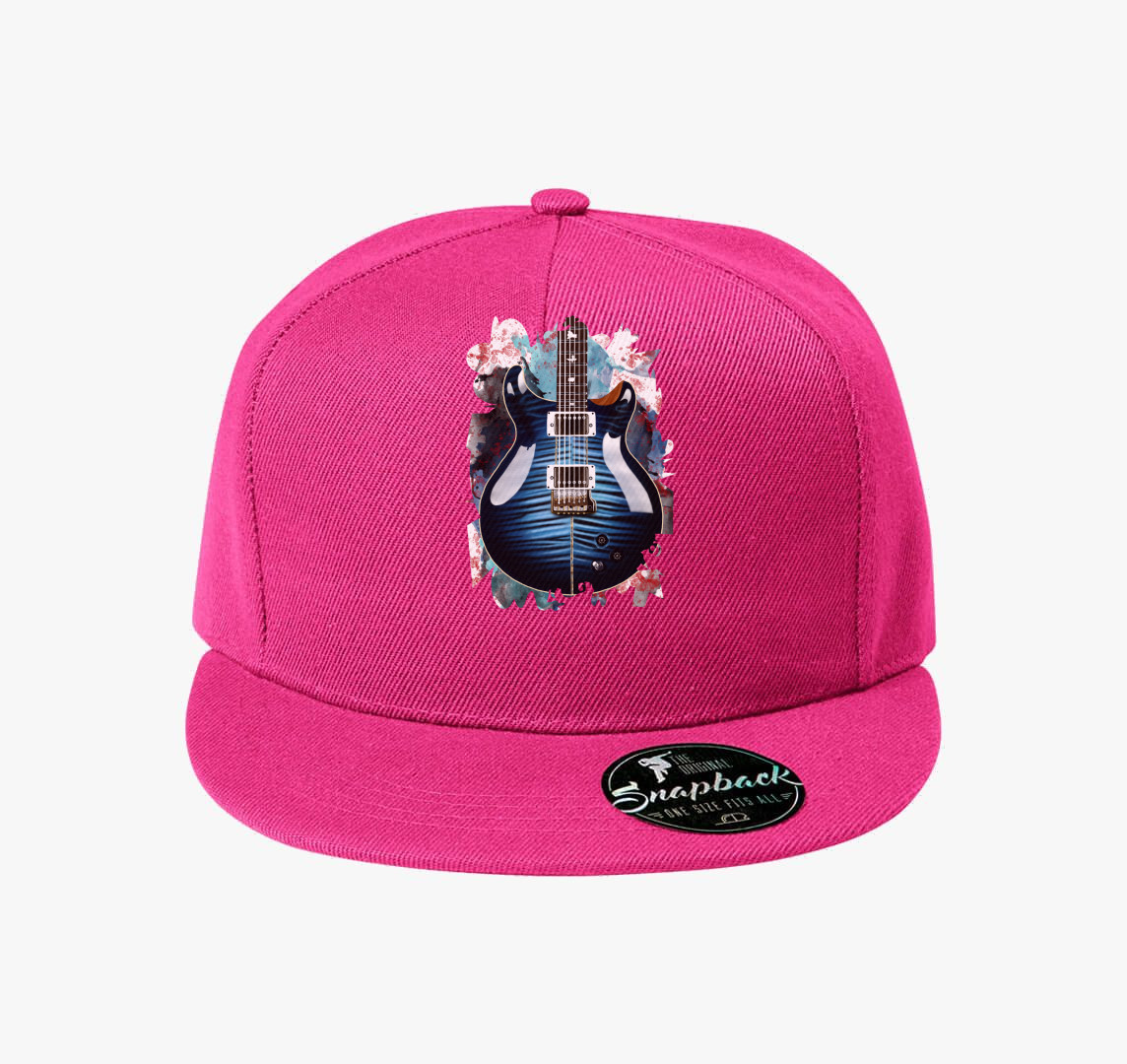 Santana gitár baseball sapka — Bíborszín