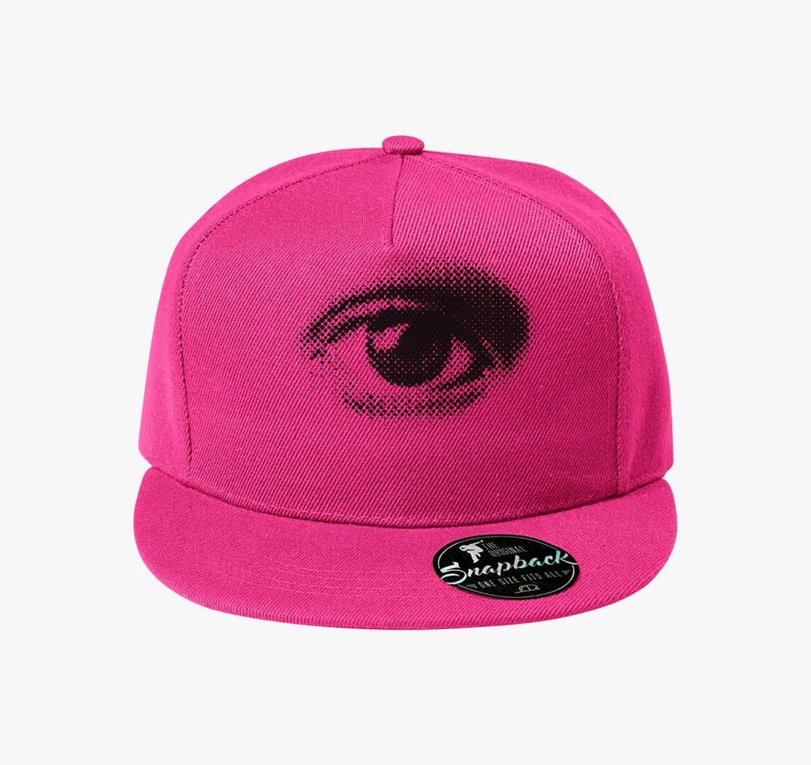 Dotted eye baseball sapka — Bíborszín