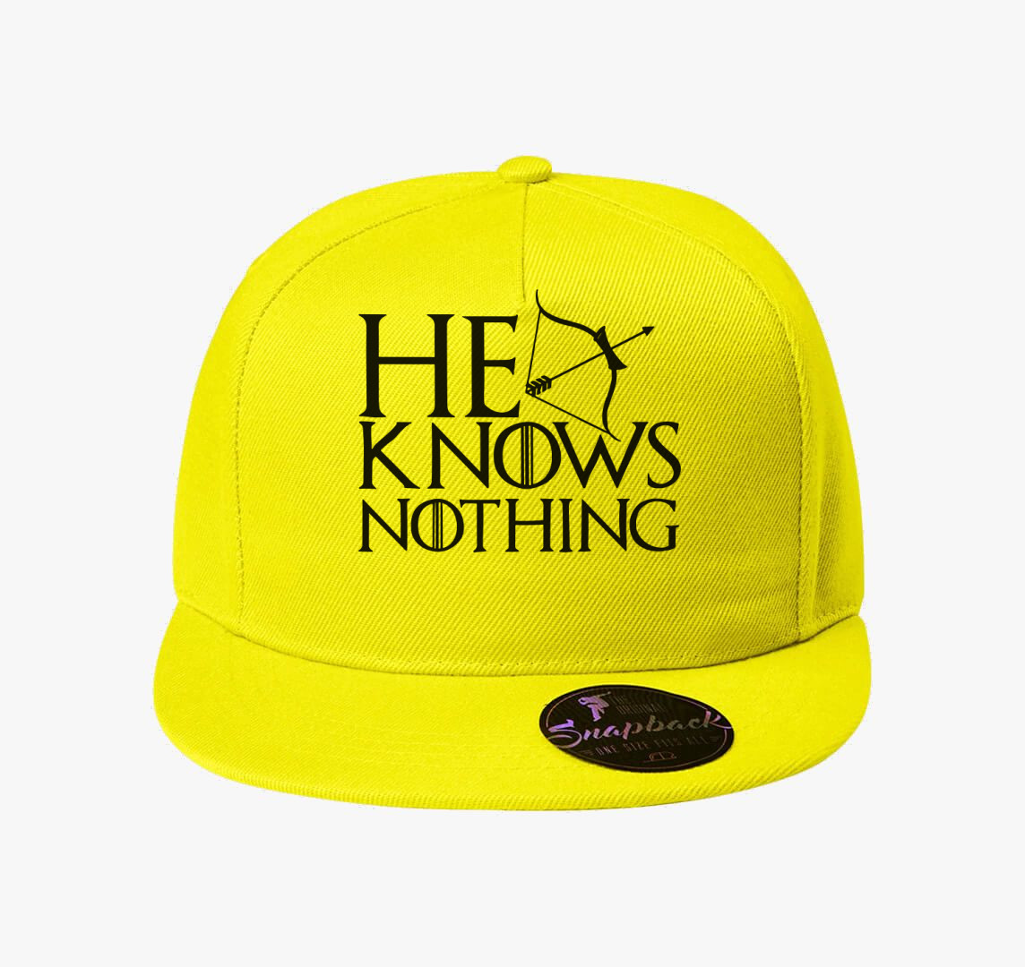He knows nothing baseball sapka — Citrom