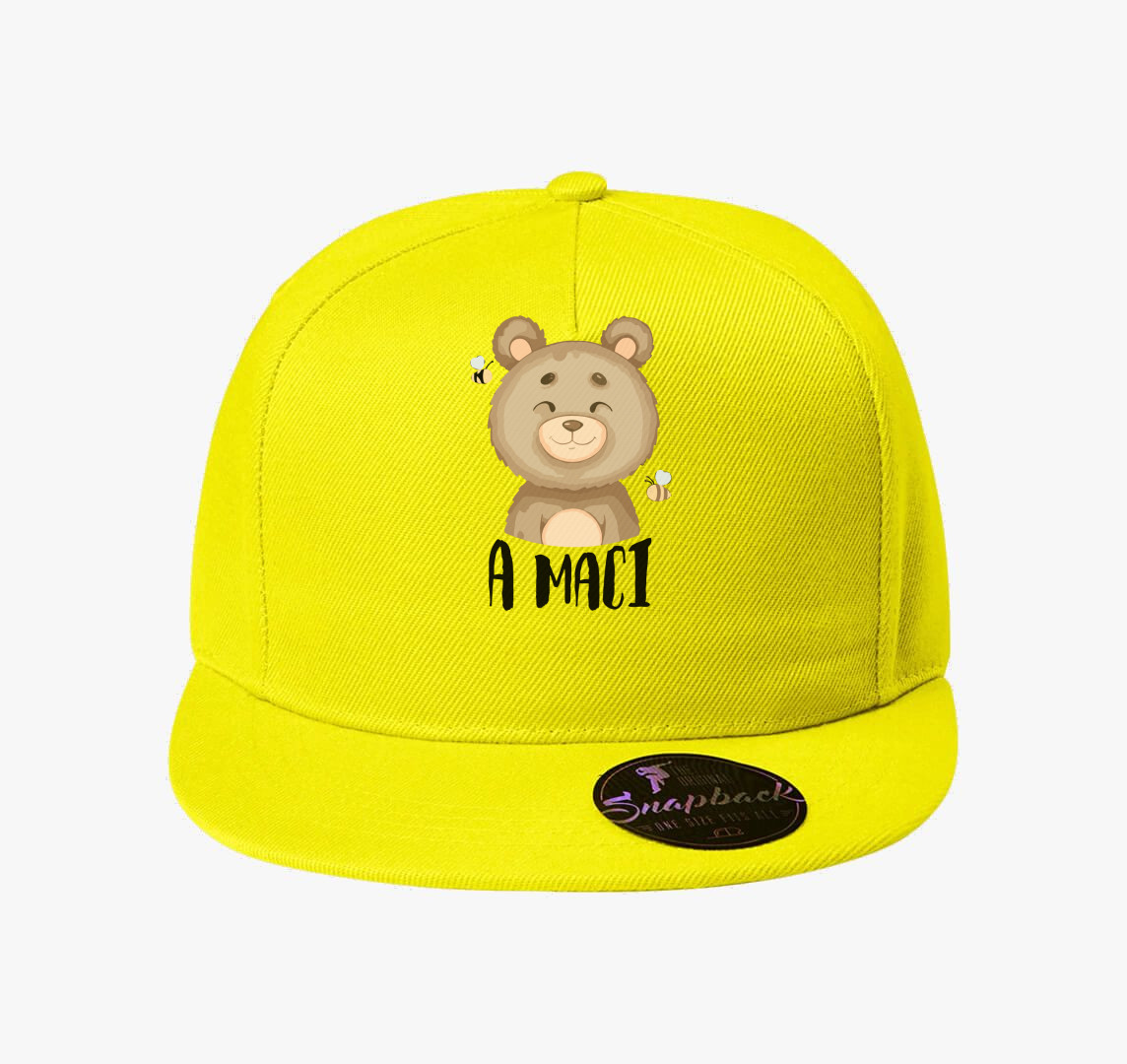 Páros a maci baseball sapka — Citrom