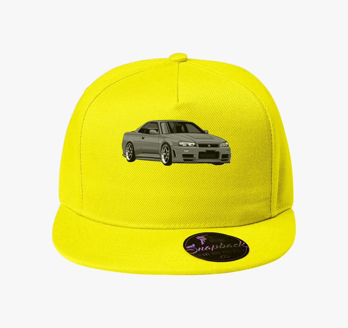 Nissan Skyline baseball sapka — Citrom