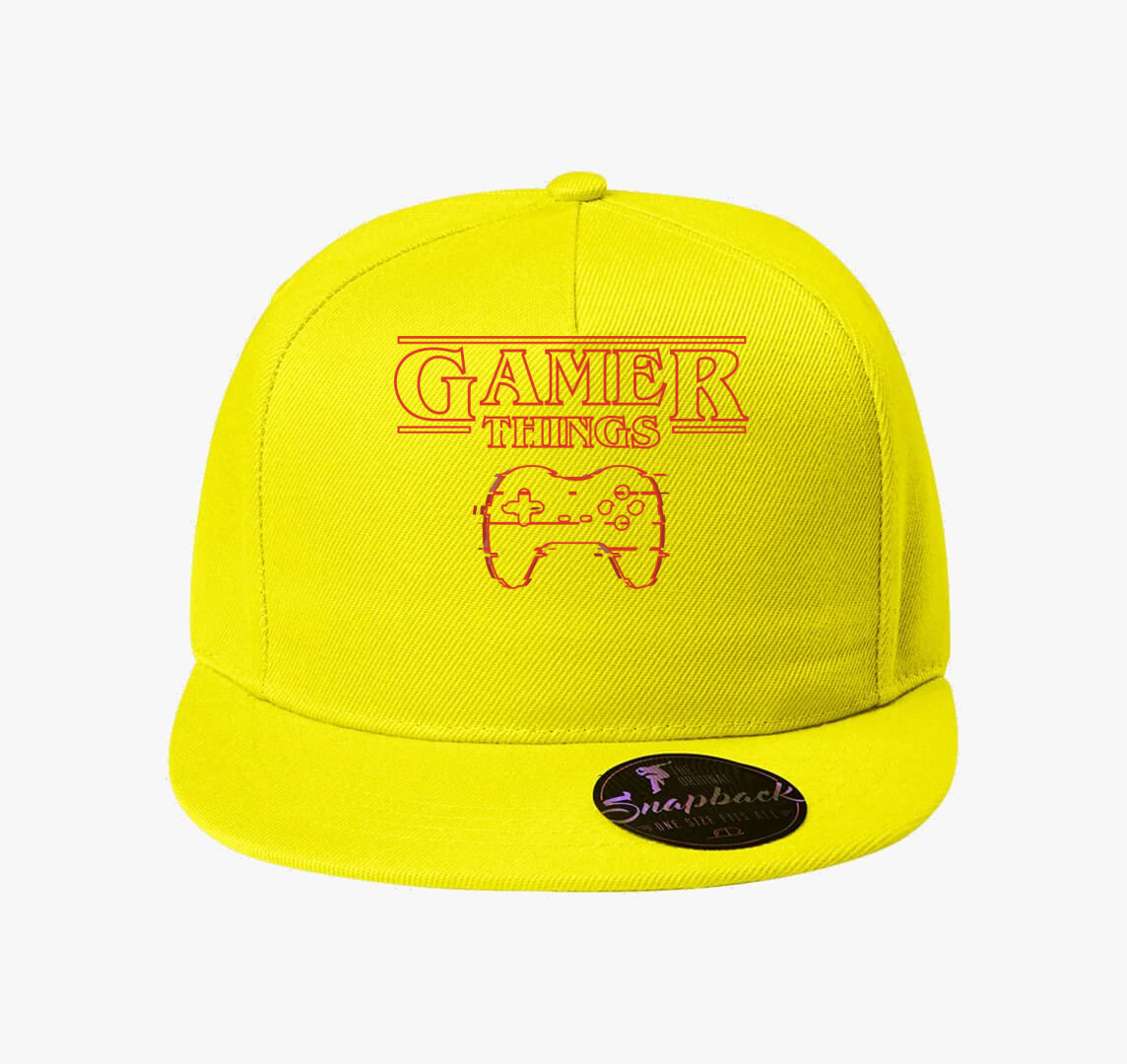 Gamer Things baseball sapka — Citrom