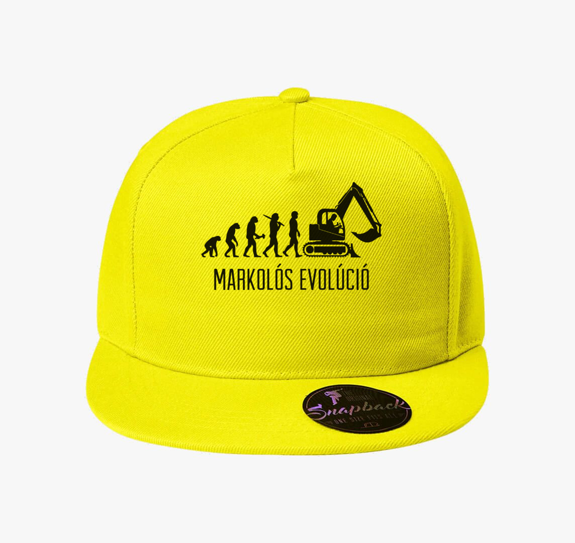 Markolós evolúció baseball sapka — Citrom