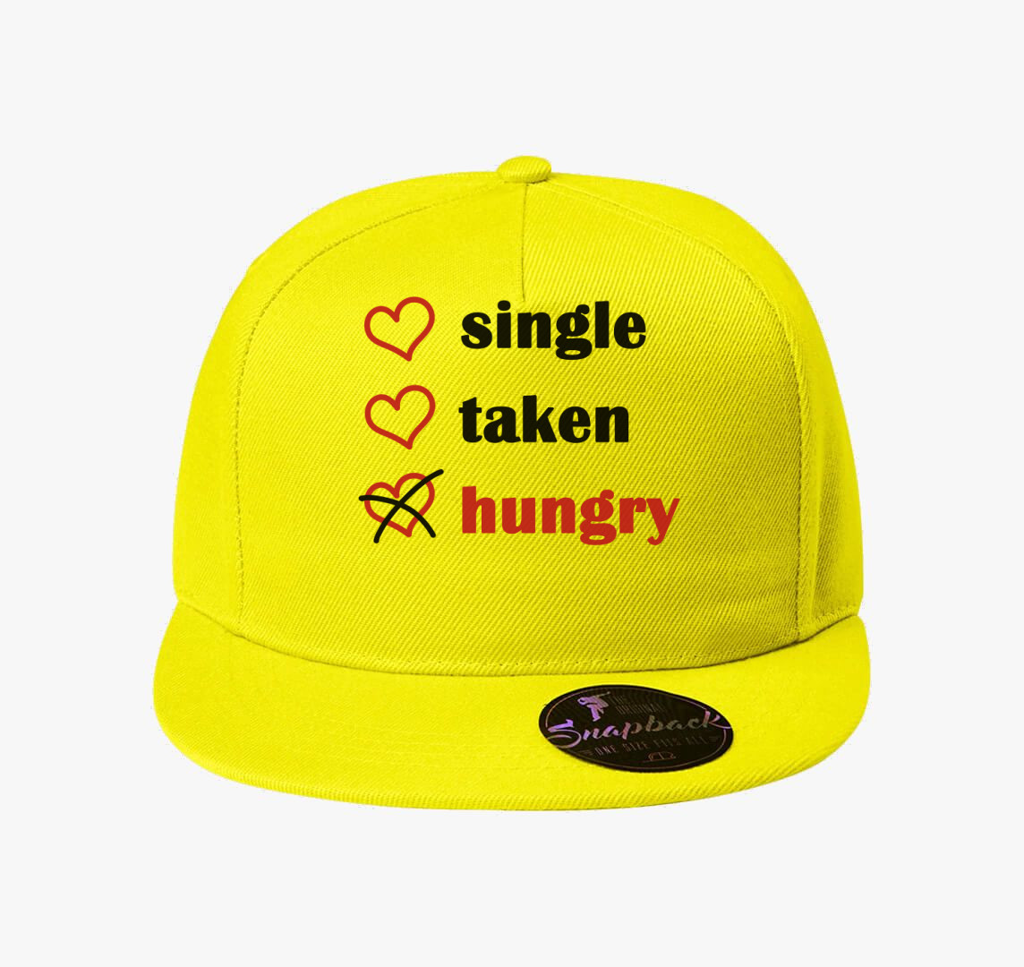 Single Taken Hungry baseball sapka — Citrom