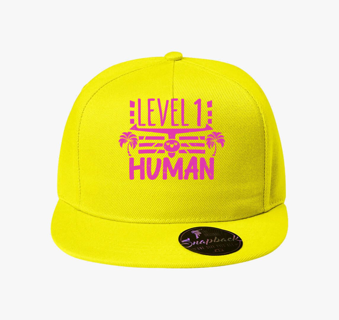 Level 1 Human pink baseball sapka — Citrom