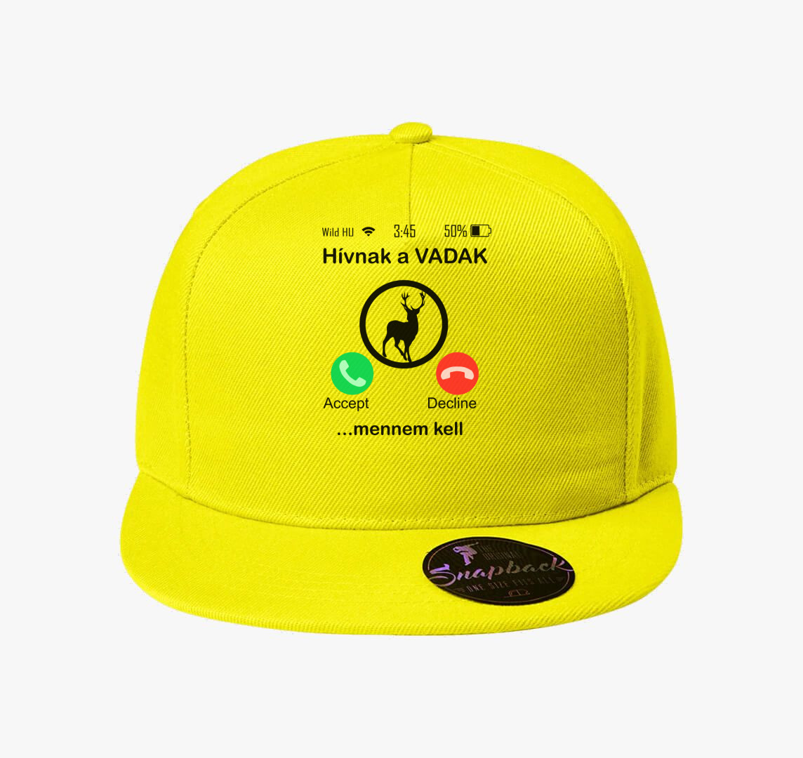 Hívnak a vadak baseball sapka — Citrom