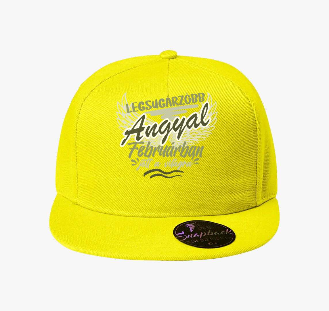 Februárban született angyal baseball sapka — Citrom