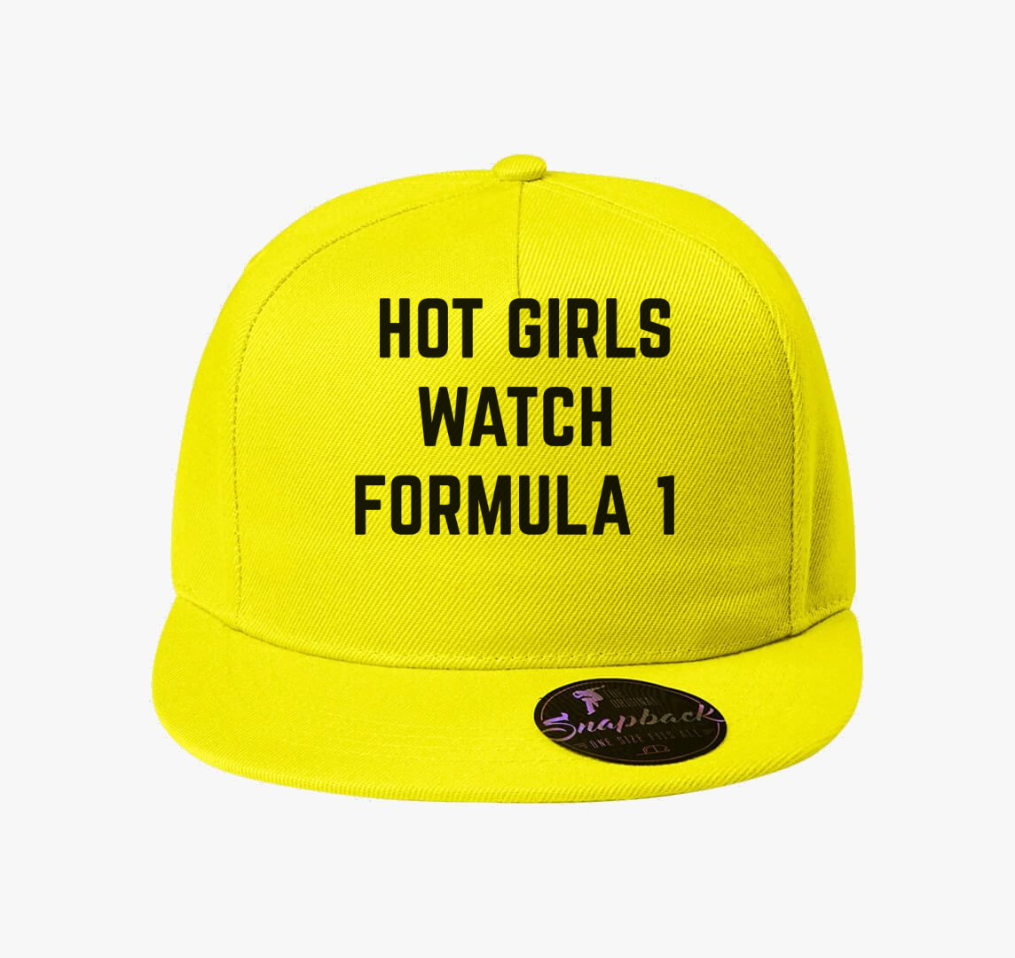 Girls F1 baseball sapka — Citrom