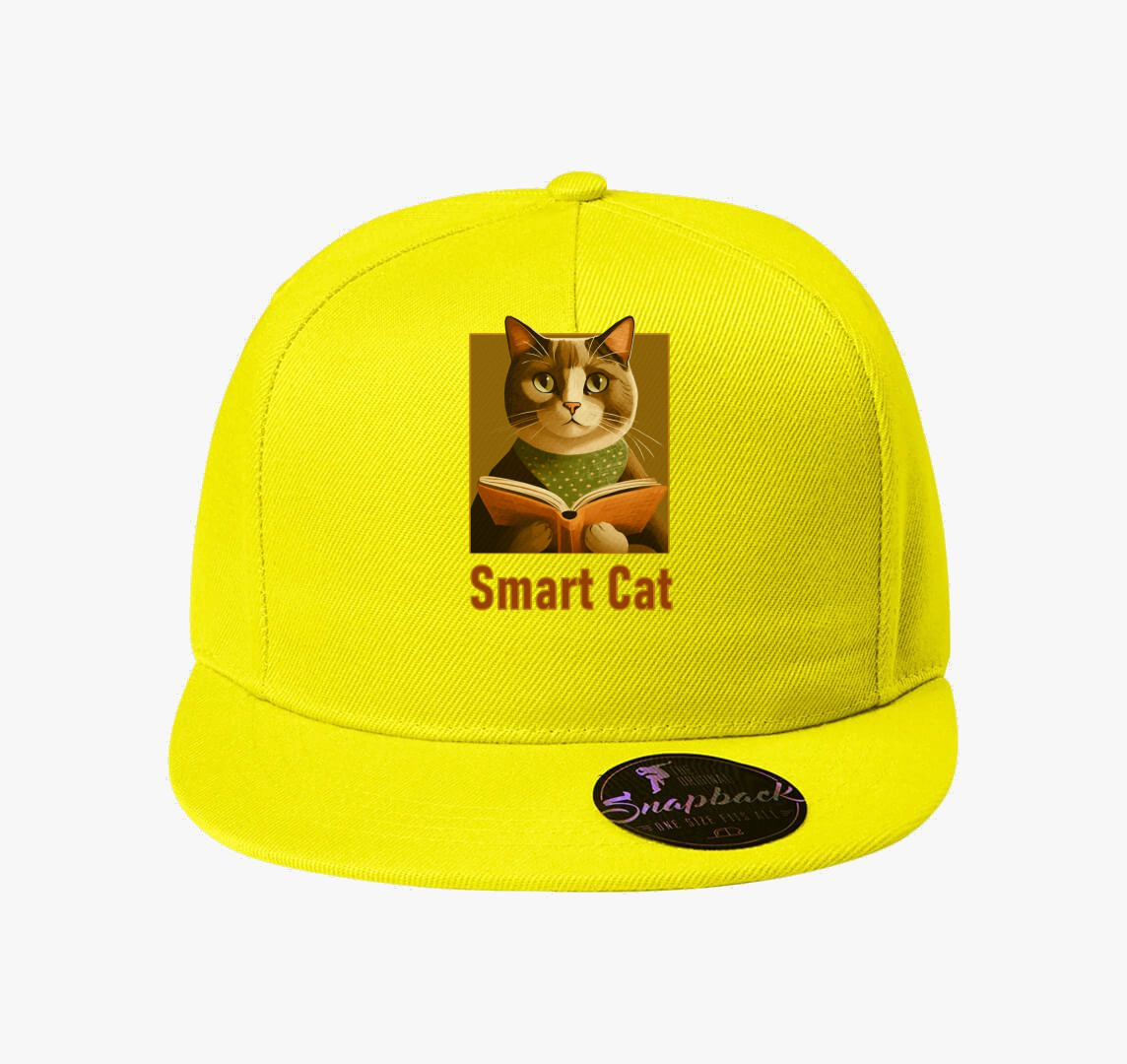 Smart Cat  baseball sapka — Citrom