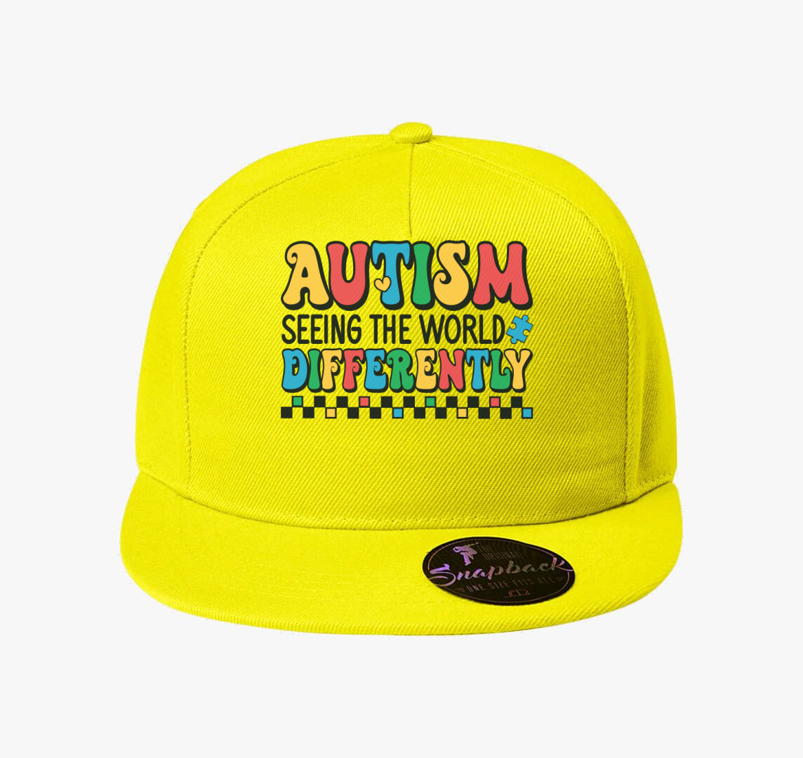 Autism baseball sapka — Citrom