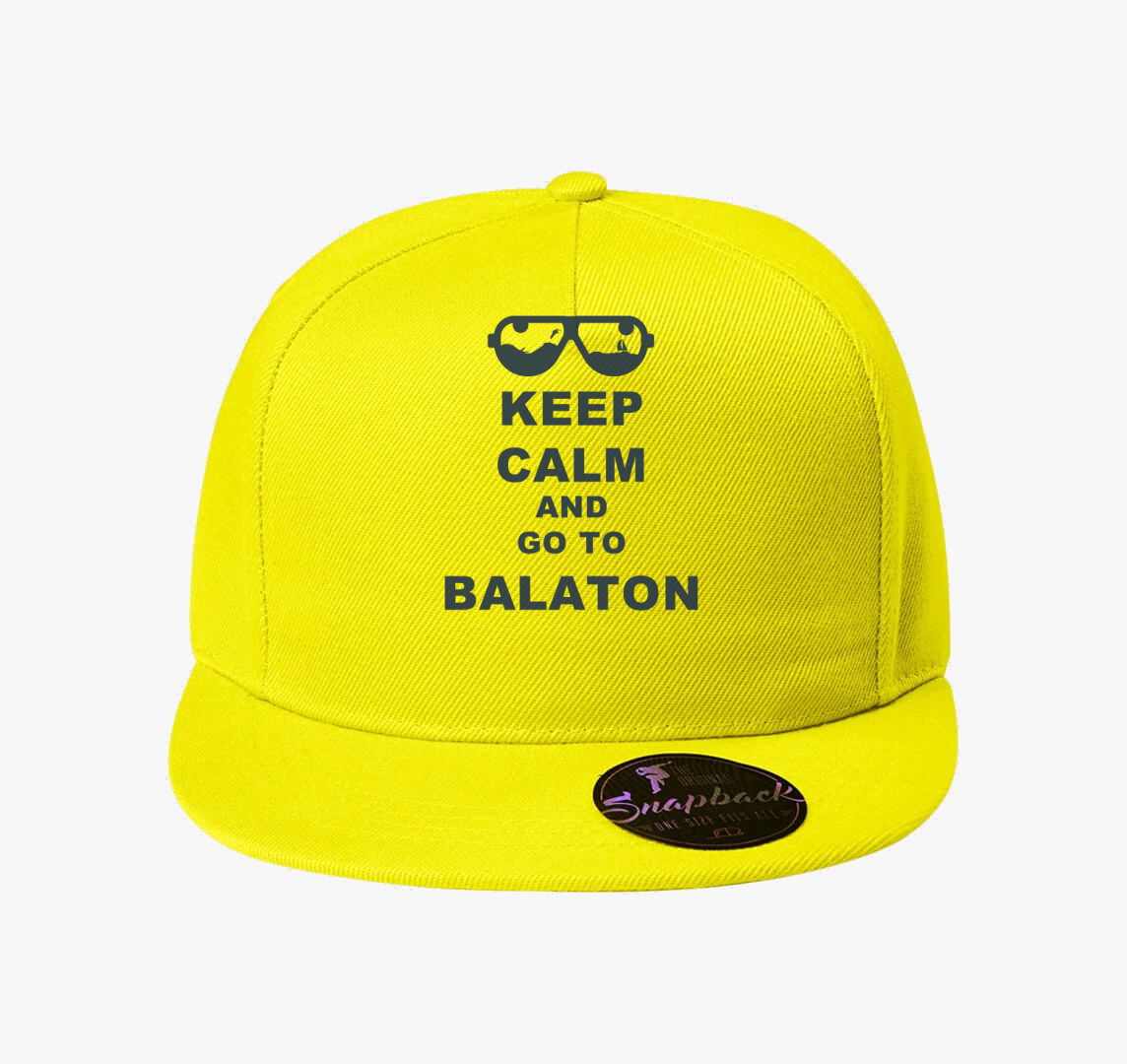 Keep calm and go to Balaton baseball sapka — Citrom