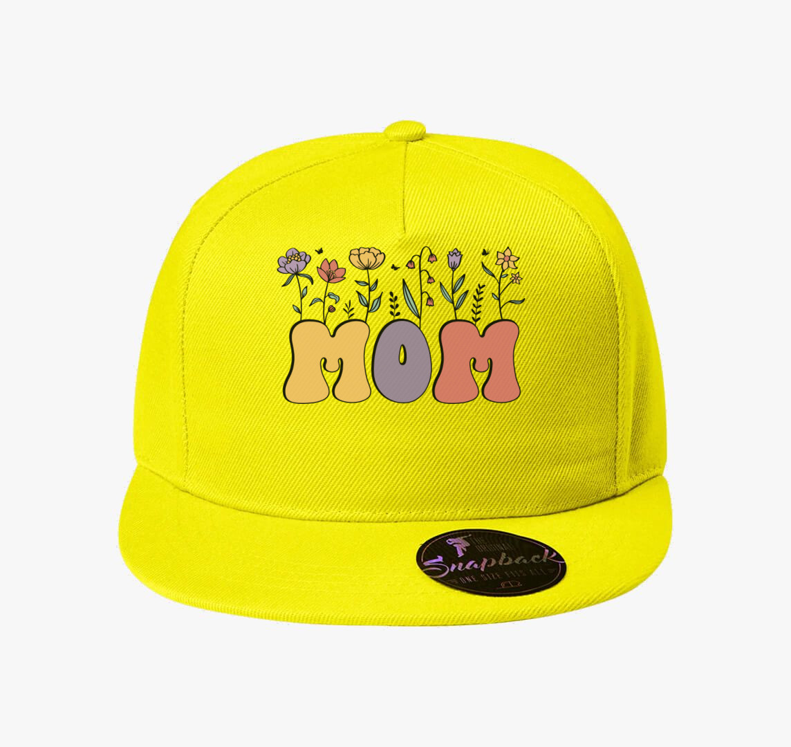 Mom hippi virágos baseball sapka — Citrom