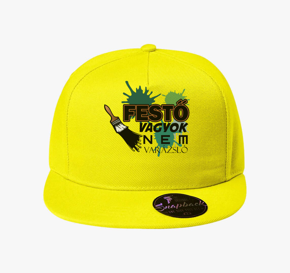 Festő vagyok mintás baseball sapka — Citrom