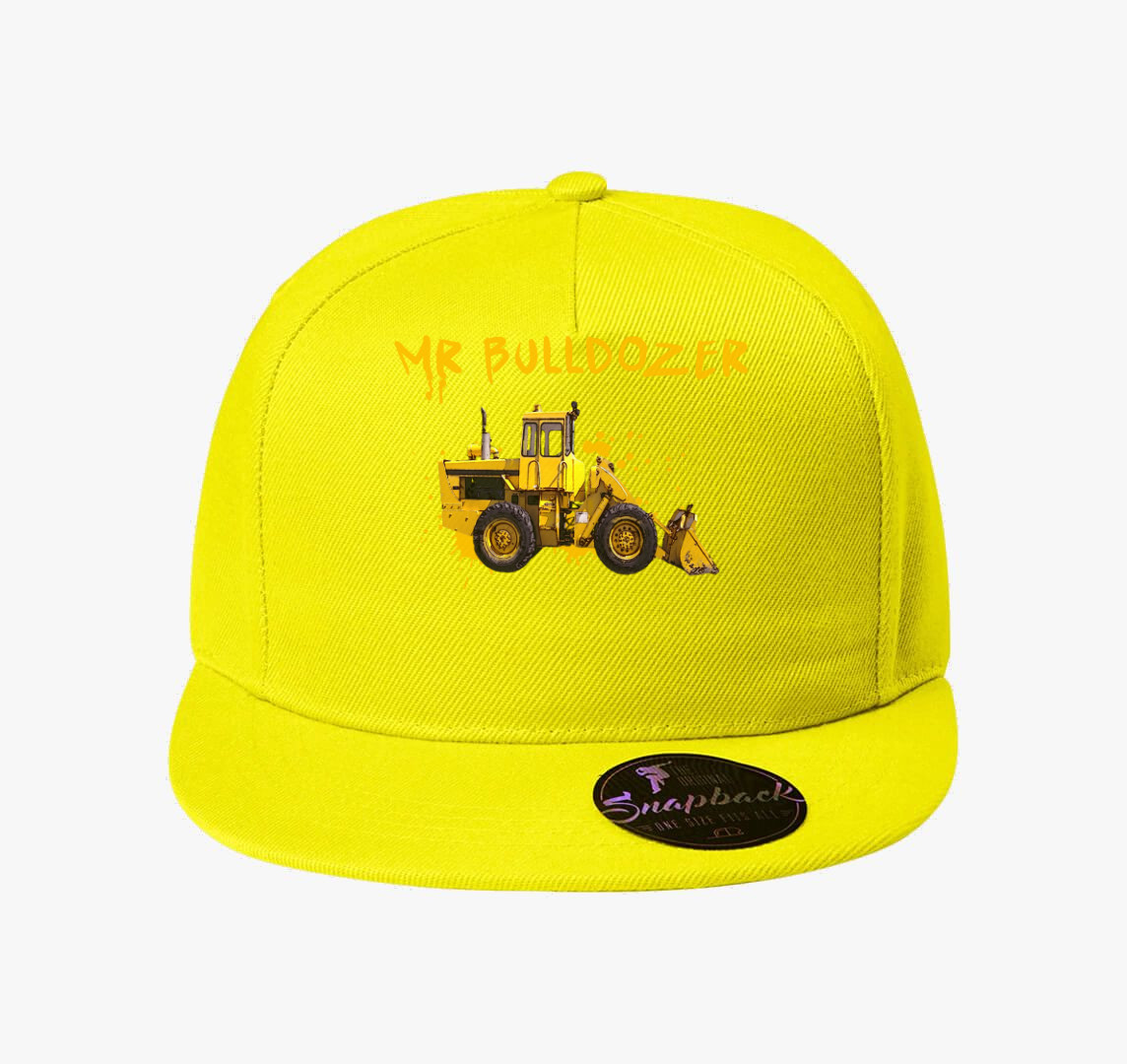 Mr. Bulldozer baseball sapka — Citrom