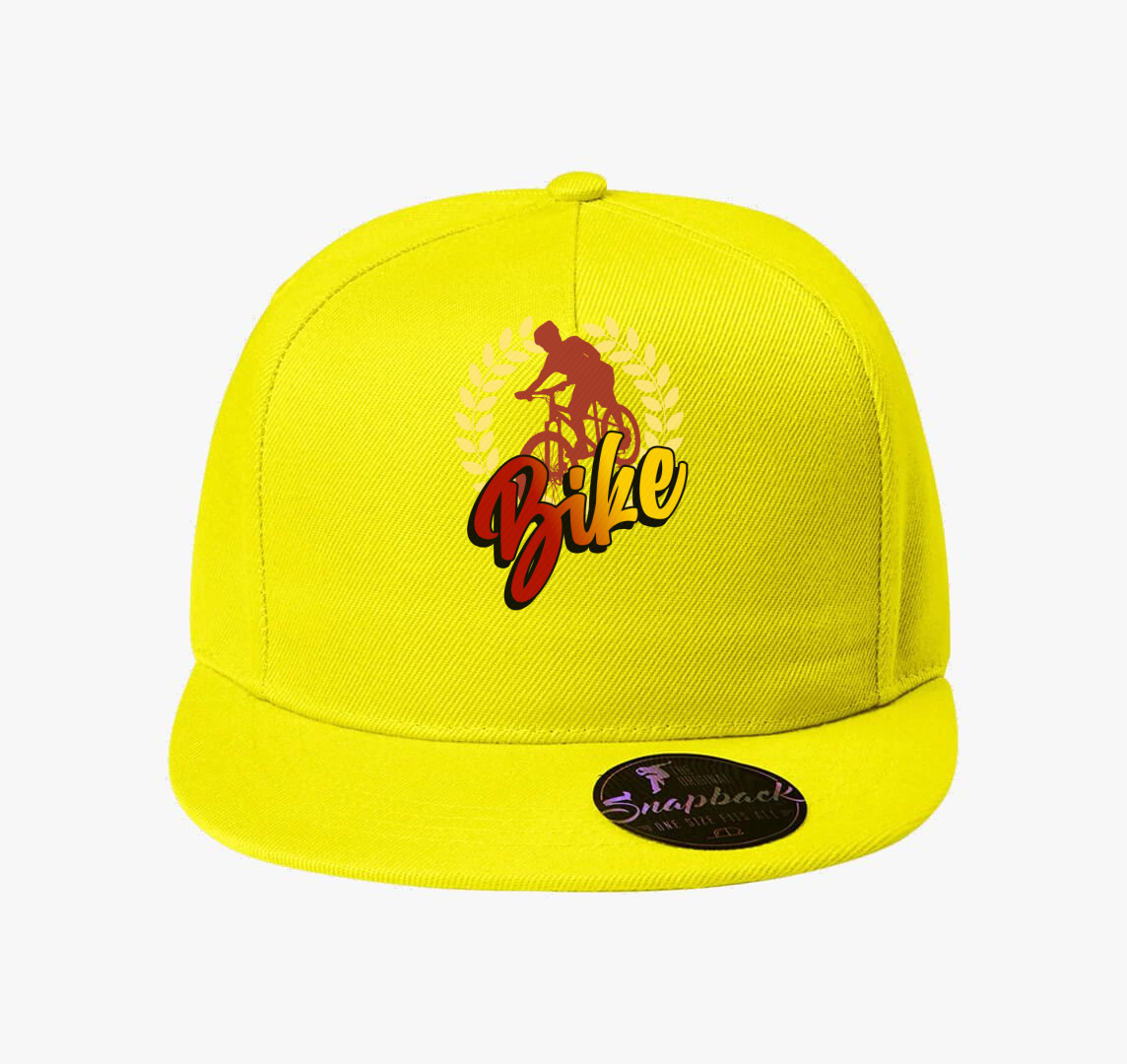 Bike mintás baseball sapka — Citrom