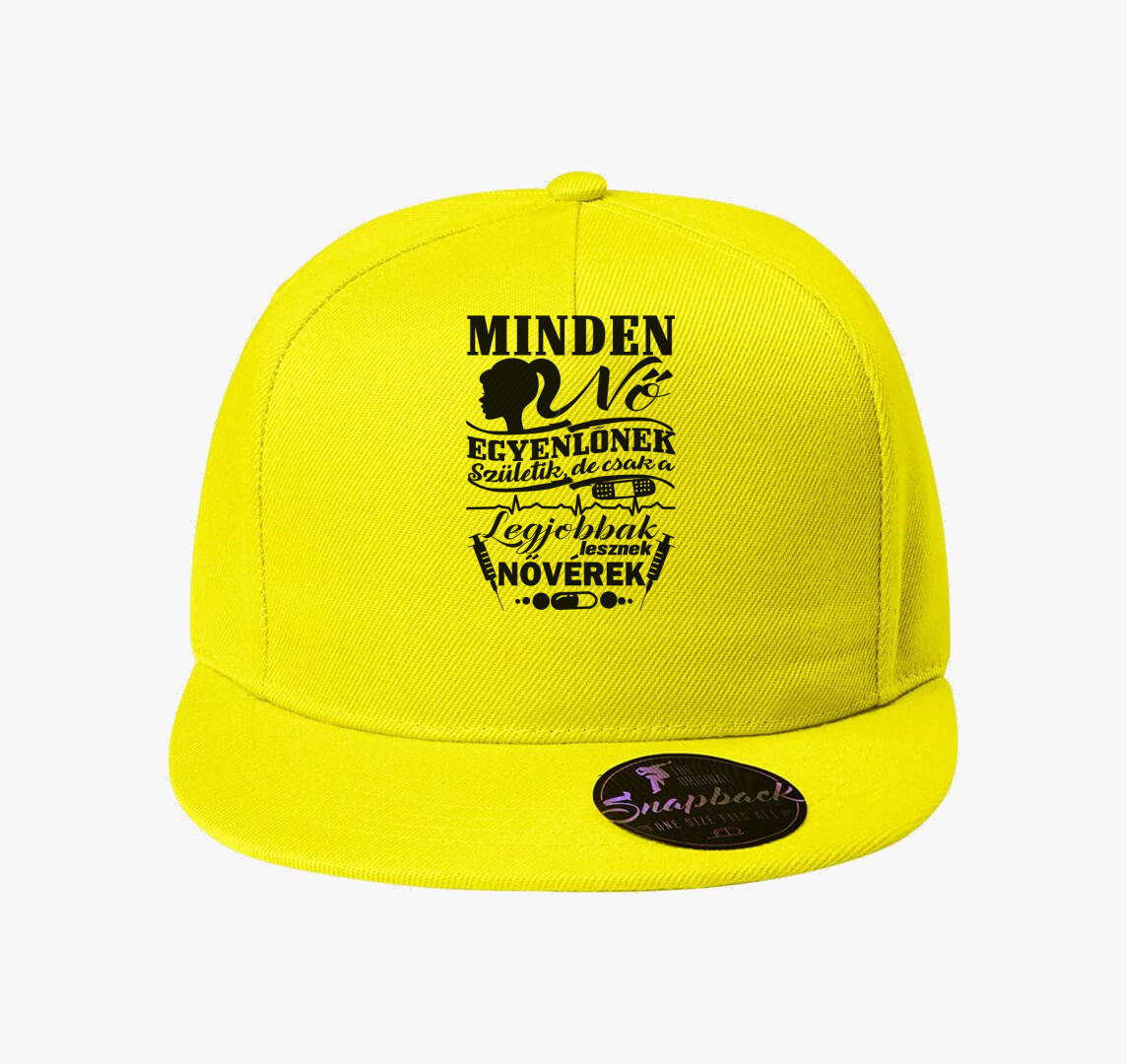 Minden nő egyenlőnek születik nővérke baseball sapka — Citrom
