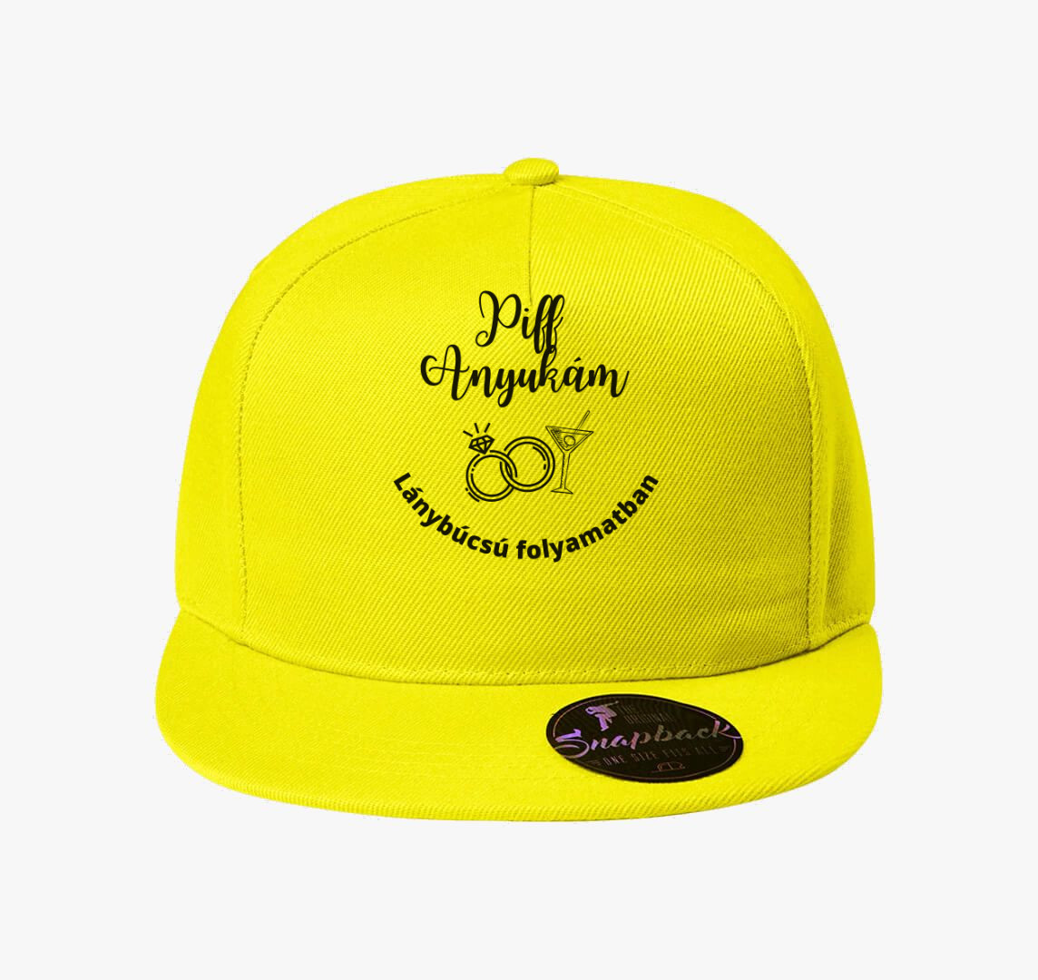 Lánybúcsú folyamatban baseball sapka — Citrom