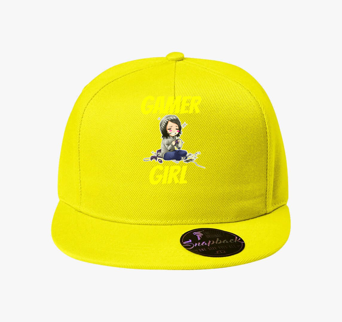 Gamer Girl v2 baseball sapka — Citrom