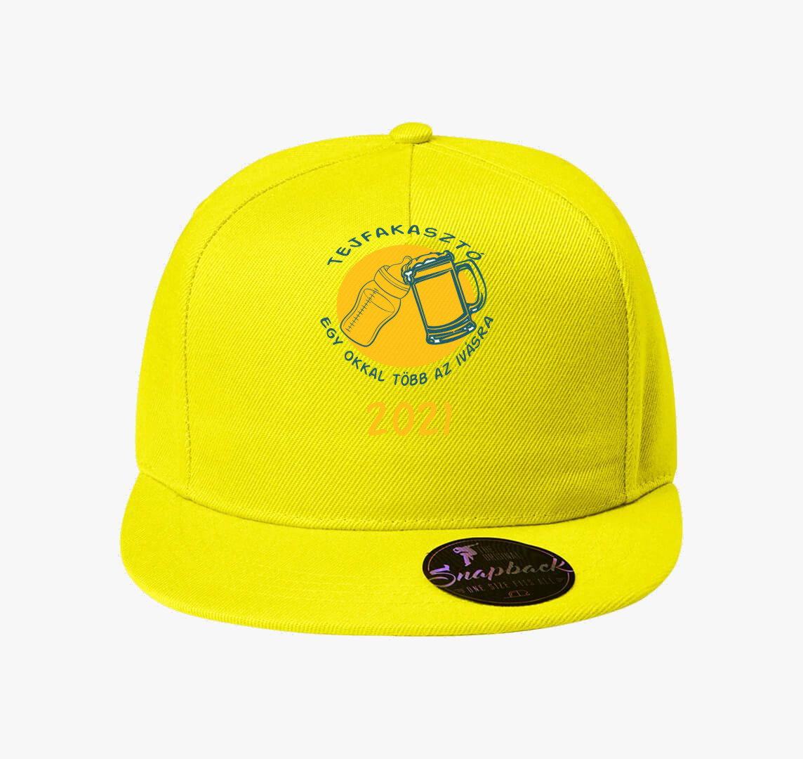 Tejfakasztós baseball sapka 2.0 — Citrom