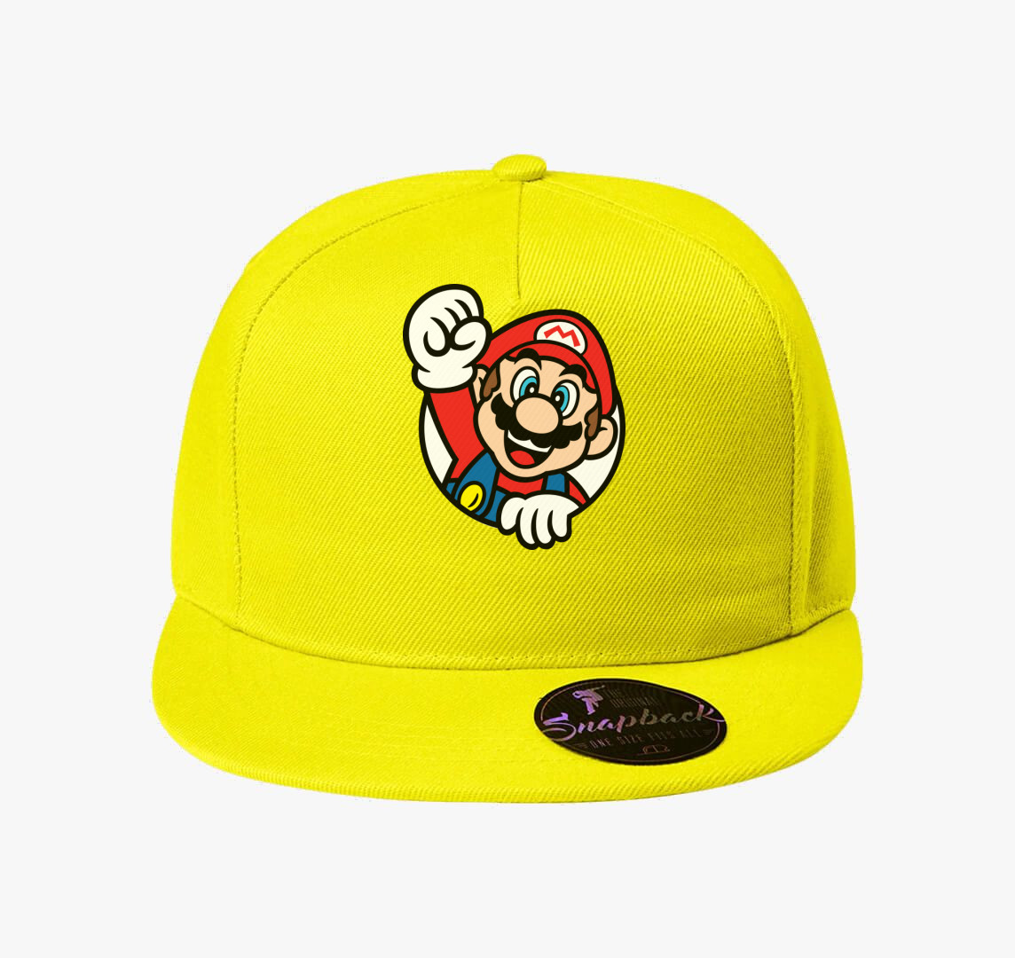 Supermario baseball sapka — Citrom